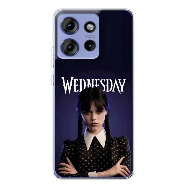 Чехол с принтом «Wednesday» для Motorola Edge 50