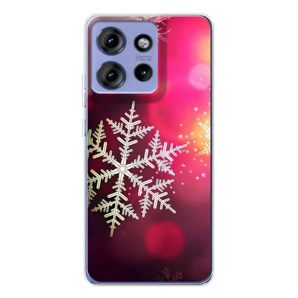 Чехол с принтом «Снежинка» для Motorola Edge 50