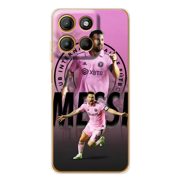 Чехол с принтом «Messi Miami» для Motorola Edge 60 Fusion