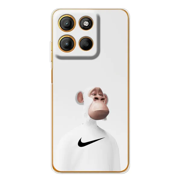 Чехол с принтом «обезьяна NFT Nike» для Motorola Edge 60 Fusion