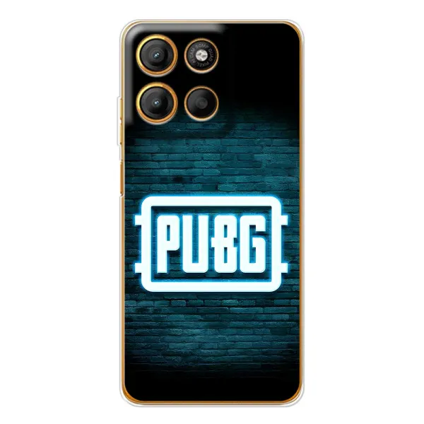 Чехол с принтом «Лого PUBG» для Motorola Edge 60 Fusion