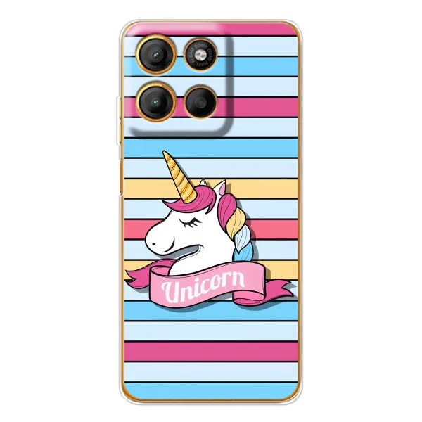 Чехол с принтом «Unicorn» для Motorola Edge 60 Fusion