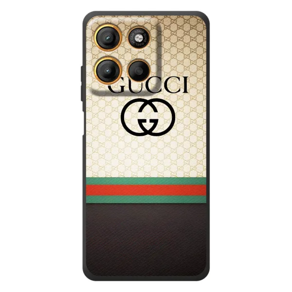 Чохол з принтом «GUCCI стиль» для Motorola Edge 60 Neo Чохол з принтом «GUCCI стиль» для Motorola Edge 60 Neo