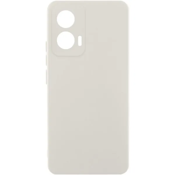 Чехол Silicone Cover Lakshmi Full Camera (AAA) для Motorola Edge 60 Pro — Белый