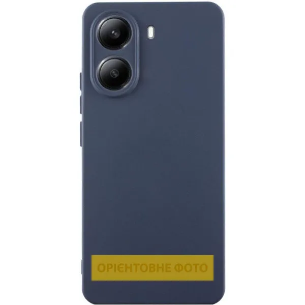 Чехол Silicone Cover Ummi Lakshmi Full Camera (AA) для Motorola Edge 60 Pro — Синий
