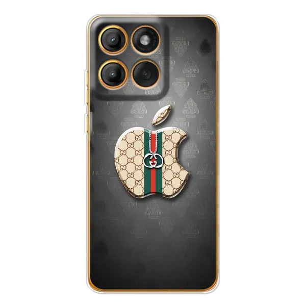 Чехол с принтом «Apple gucci» для Motorola Edge 60 Pro