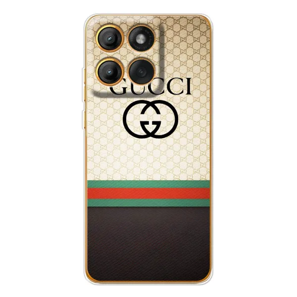 Чехол с принтом «GUCCI стиль» для Motorola Edge 60 Pro