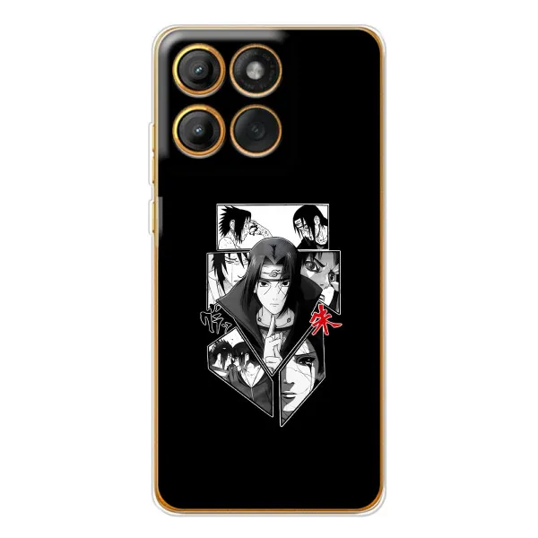 Чехол с принтом «коллаж Итачи» для Motorola Edge 60 Pro