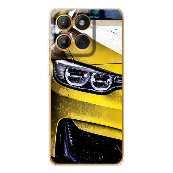 Чехол с принтом «Желтая машина» для Motorola Edge 60 Pro