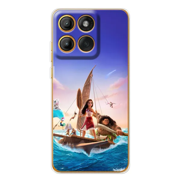 Чехол с принтом «Команда Ваяна Мауи» для Motorola Edge 60 Pro