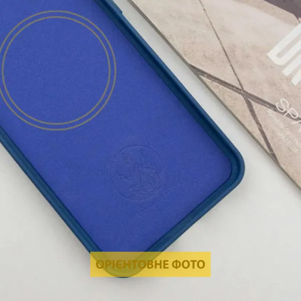 Чехол Silicone Cover Lakshmi Full Camera (AA) with Magnetic Fit для Motorola Edge 60 / 60 Fusion — Синий — фото 3
