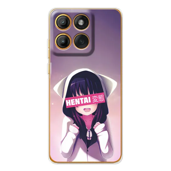 Чохол з принтом «Hentai chan» для Motorola Edge 60 Чохол з принтом «Hentai chan» для Motorola Edge 60