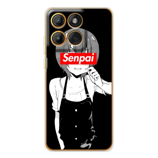Чохол з принтом «Senpai» для Motorola Edge 60 Чохол з принтом «Senpai» для Motorola Edge 60