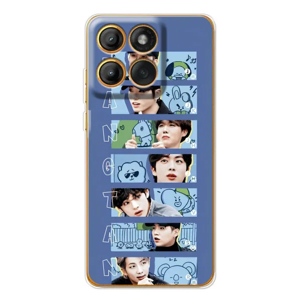 Чохол з принтом «Bangtan» для Motorola Edge 60 Чохол з принтом «Bangtan» для Motorola Edge 60