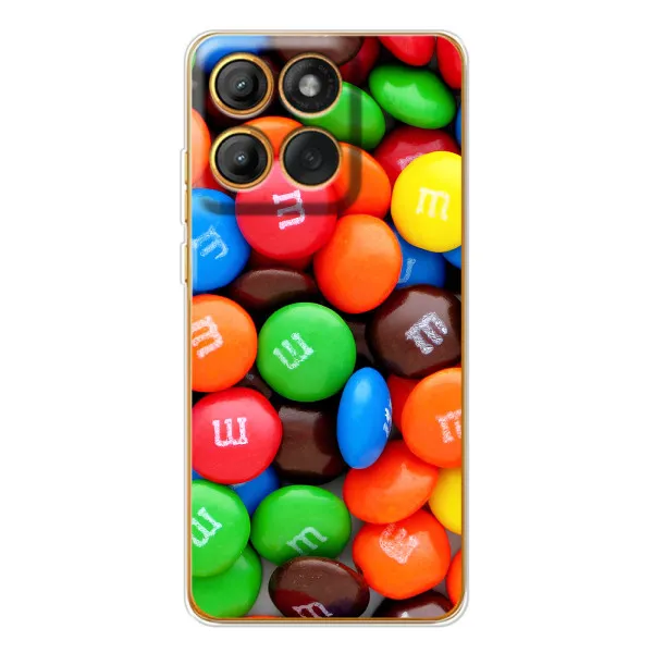 Чохол з принтом «MM's» для Motorola Edge 60 Чохол з принтом «MM's» для Motorola Edge 60
