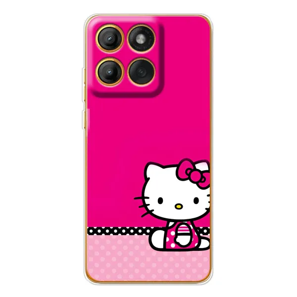 Чохол з принтом «Girl KITTY» для Motorola Edge 60