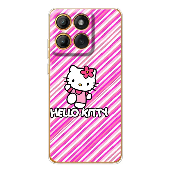 Чохол з принтом «Hello Kytty» для Motorola Edge 60