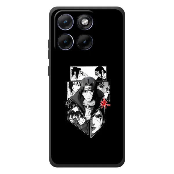 Чехол с принтом «коллаж Итачи» для Motorola Edge 70 Fusion Plus