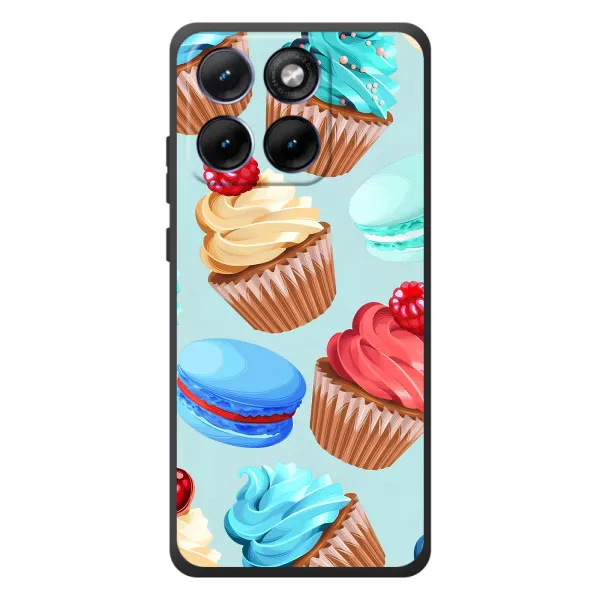 Чехол с принтом «Кексики» для Motorola Edge 70 Fusion Plus