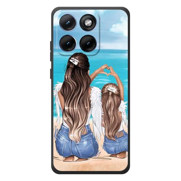 Чехол с принтом «Мама с доченькой» для Motorola Edge 70 Fusion Plus