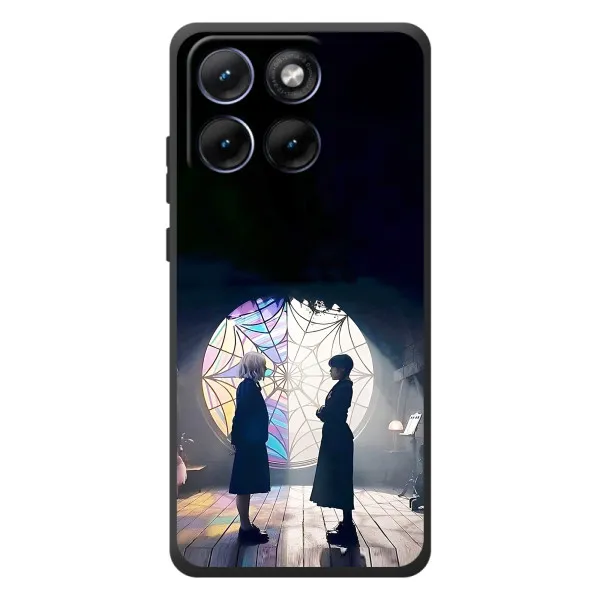Чехол с принтом «Уэнздей и Инид» для Motorola Edge 70 Fusion Plus