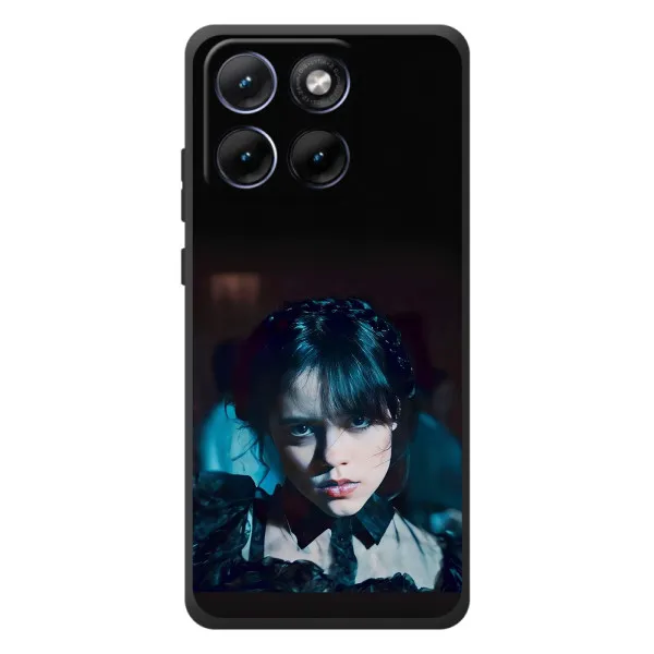 Чехол с принтом «взгляд Уэнздей» для Motorola Edge 70 Fusion Plus
