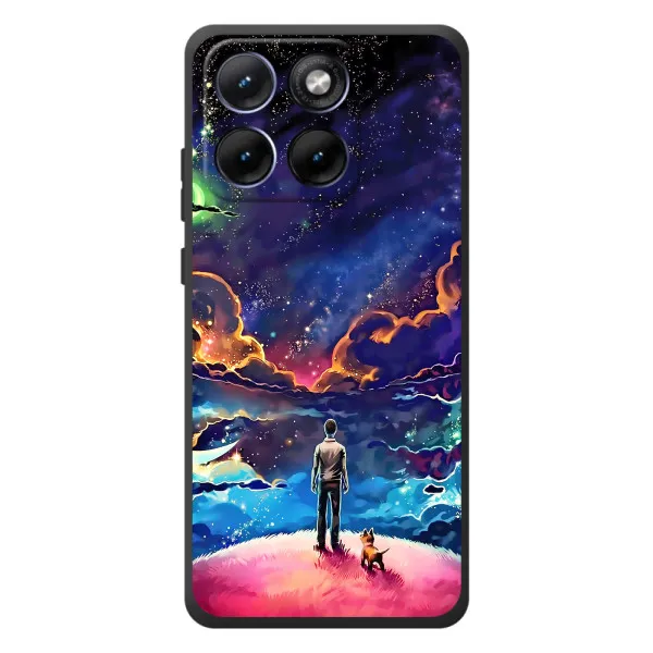Чехол с принтом «Галактический вид» для Motorola Edge 70 Fusion Plus
