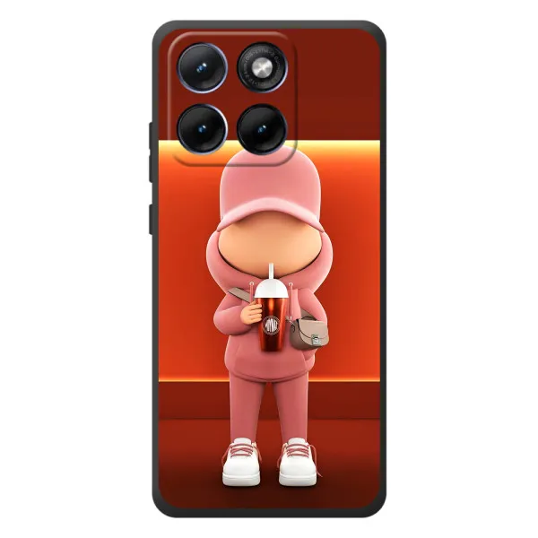 Чехол с принтом «С Кофе» для Motorola Edge 70 Fusion Plus