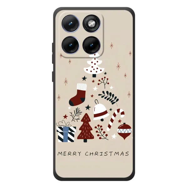 Чохол з принтом «Merry Christmas» для Motorola Edge 70 Fusion Plus