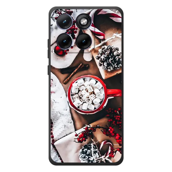 Чохол з принтом «Різдвяна атмосфера» для Motorola Edge 70 Fusion Plus