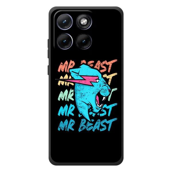 Чехол с принтом «logo Mr beast» для Motorola Edge 70 Fusion