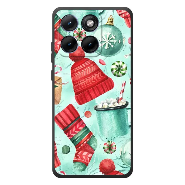 Чехол с принтом «Одежда НГ» для Motorola Edge 70 Fusion