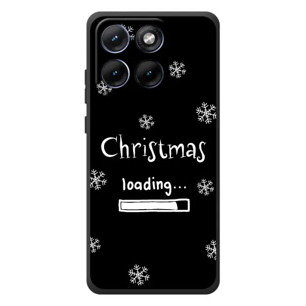 Чехол с принтом «Christmas loading» для Motorola Edge 70 Fusion