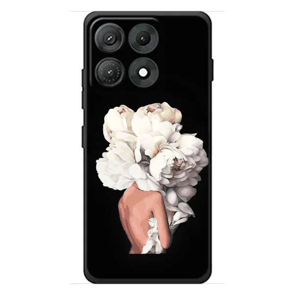 Чехол с принтом «Белые цветы» для Motorola Edge 70 Max Чехол с принтом «Белые цветы» для Motorola Edge 70 Max