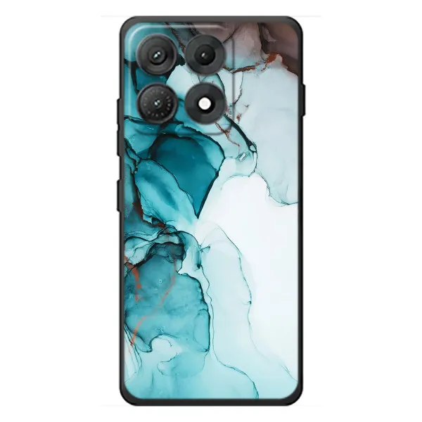 Чехол с принтом «Бирюзовый мрамор» для Motorola Edge 70 Max Чехол с принтом «Бирюзовый мрамор» для Motorola Edge 70 Max