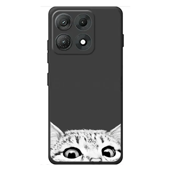 Чехол с принтом «Выглядывает кот» для Motorola Edge 70 Max Чехол с принтом «Выглядывает кот» для Motorola Edge 70 Max
