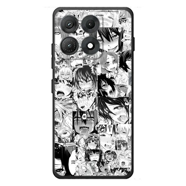 Чехол с принтом «Ahegao manga» для Motorola Edge 70 Max