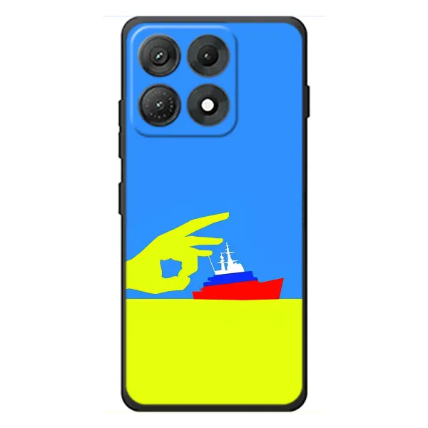 Чехол с принтом «Щелбан кораблю» для Motorola Edge 70 Max