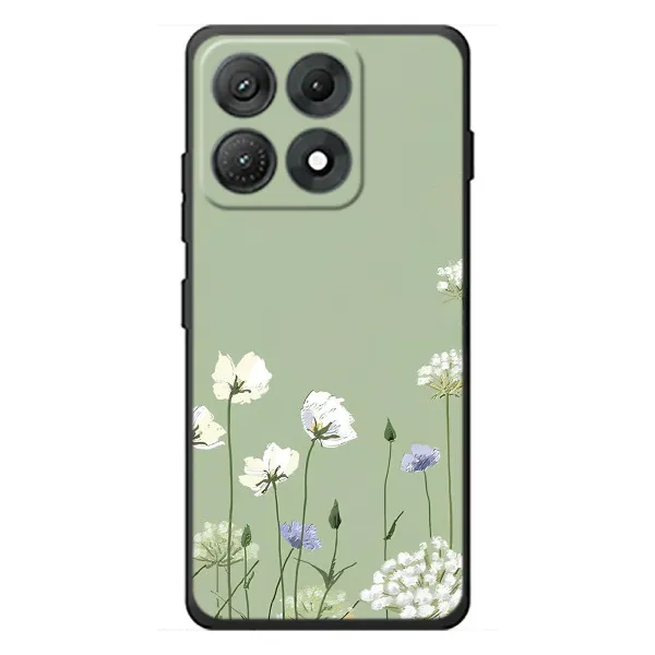 Чехол с принтом «Цветы на зеленом» для Motorola Edge 70 Max Чехол с принтом «Цветы на зеленом» для Motorola Edge 70 Max