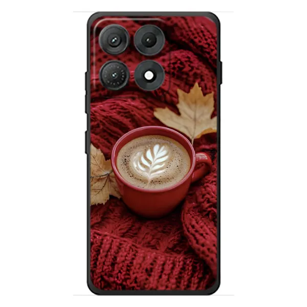 Чехол с принтом «Кофе на пледе» для Motorola Edge 70 Max Чехол с принтом «Кофе на пледе» для Motorola Edge 70 Max