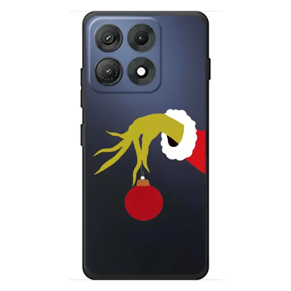 Чехол с принтом «Гринч с игрушкой» для Motorola Edge 70 Max