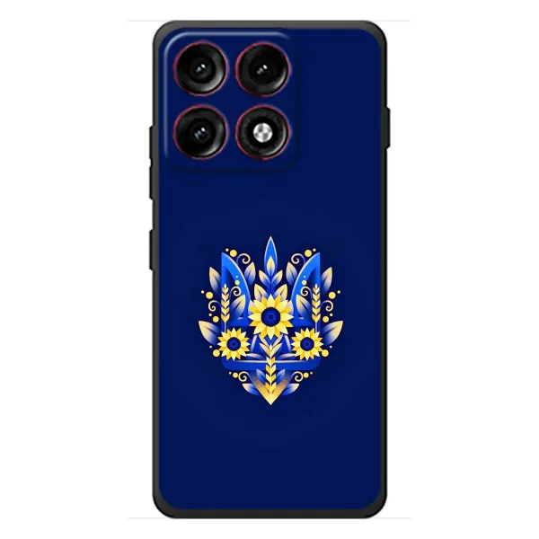 Чохол з принтом «Квітковий Герб» для Motorola Edge 70 Pro