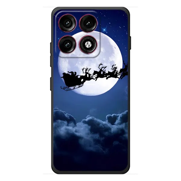 Чехол с принтом «Санта - луна» для Motorola Edge 70 Pro Чехол с принтом «Санта - луна» для Motorola Edge 70 Pro