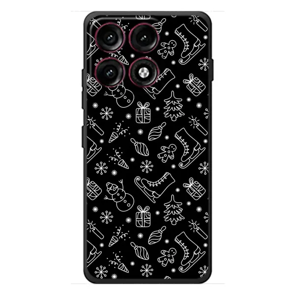 Чехол с принтом «Новогодний фон» для Motorola Edge 70 Pro Чехол с принтом «Новогодний фон» для Motorola Edge 70 Pro
