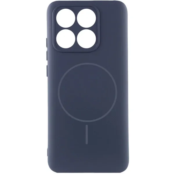 Чохол Silicone Cover Lakshmi Full Camera (AA) with Magnetic Fit для Motorola Edge 70 — Темно-синій