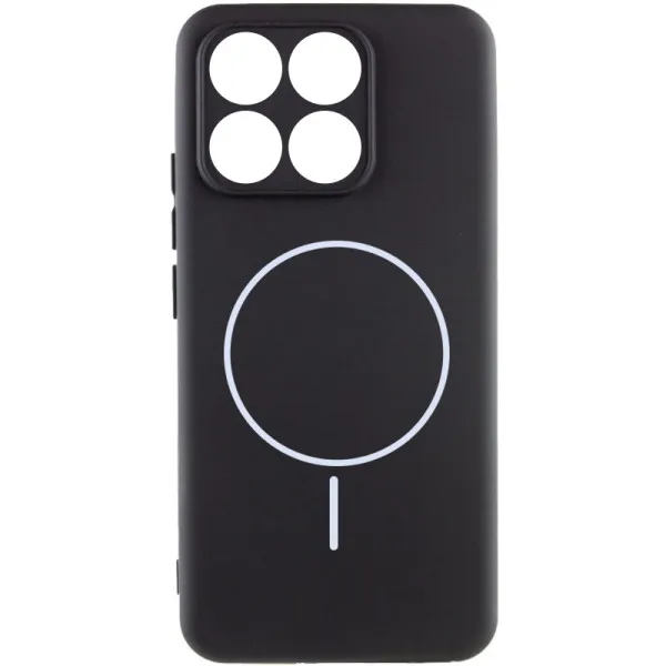 Чохол Silicone Cover Lakshmi Full Camera (AA) with Magnetic Fit для Motorola Edge 70 — Чорний