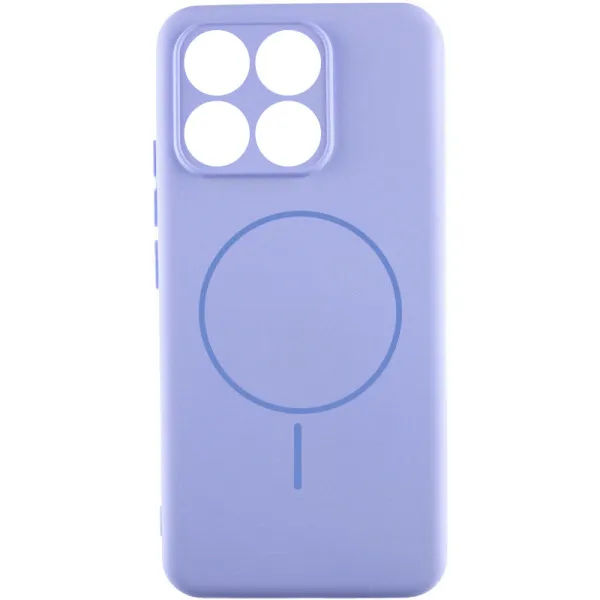 Чохол Silicone Cover Lakshmi Full Camera (AA) with Magnetic Fit для Motorola Edge 70 — Бузковий