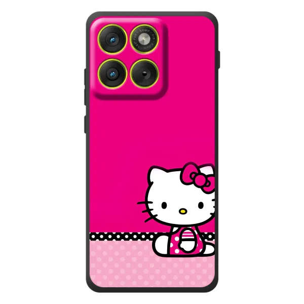 Чехол с принтом «Girl KITTY» для Motorola Edge 70