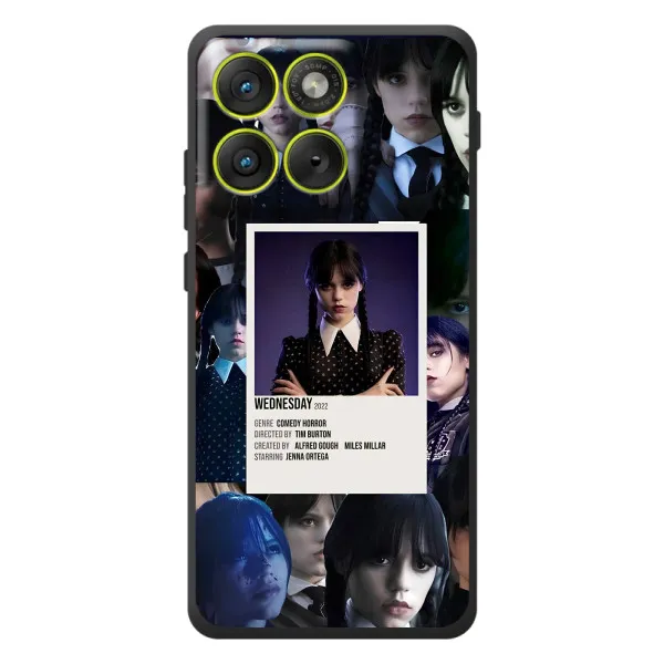 Чехол с принтом «коллаж Уэнздей» для Motorola Edge 70
