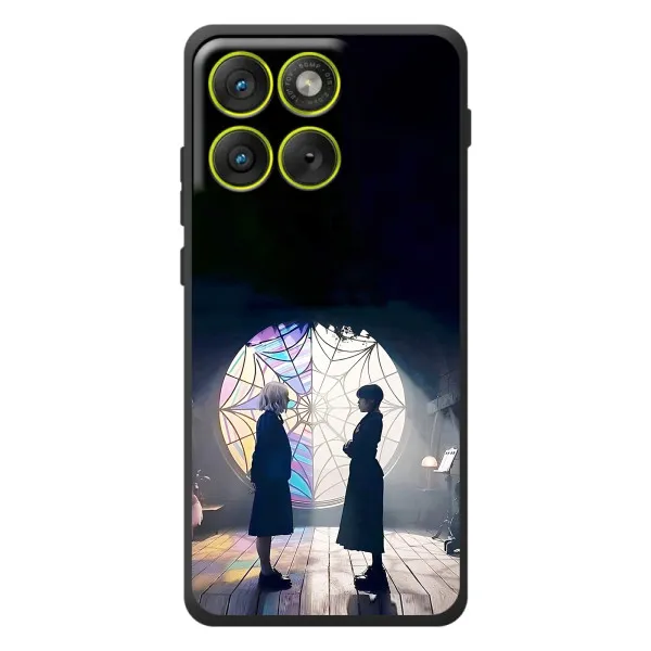 Чехол с принтом «Уэнздей и Инид» для Motorola Edge 70